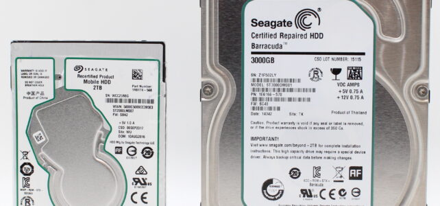 Oprava disku nebo Záchrana dat Seagate Repaired and Recertified